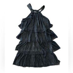 Romeo & Juliet Couture Black Lace Flowy Dress Size S